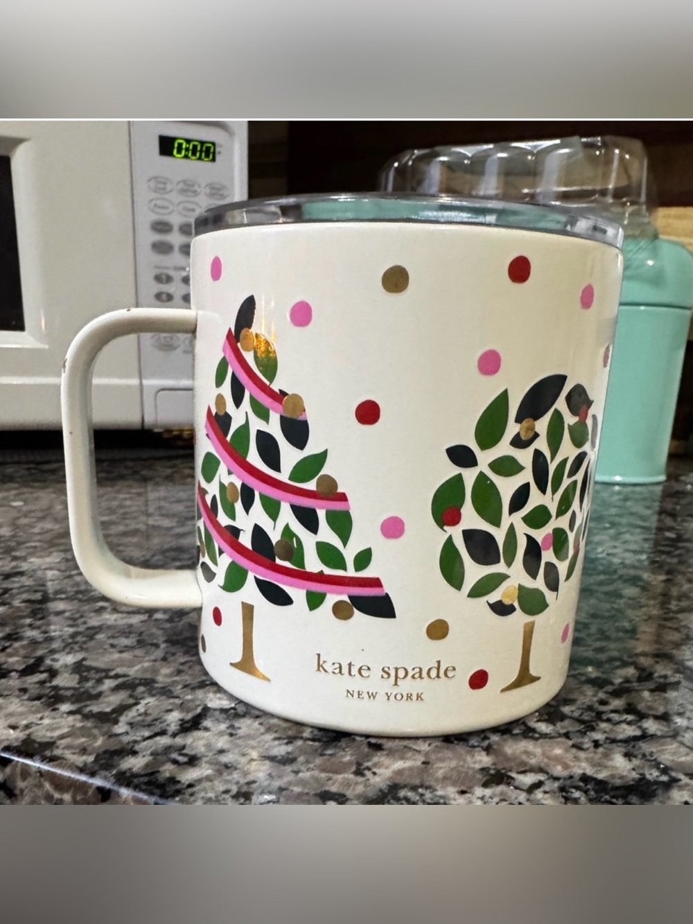 Kate Spade stainless steel coffee mug